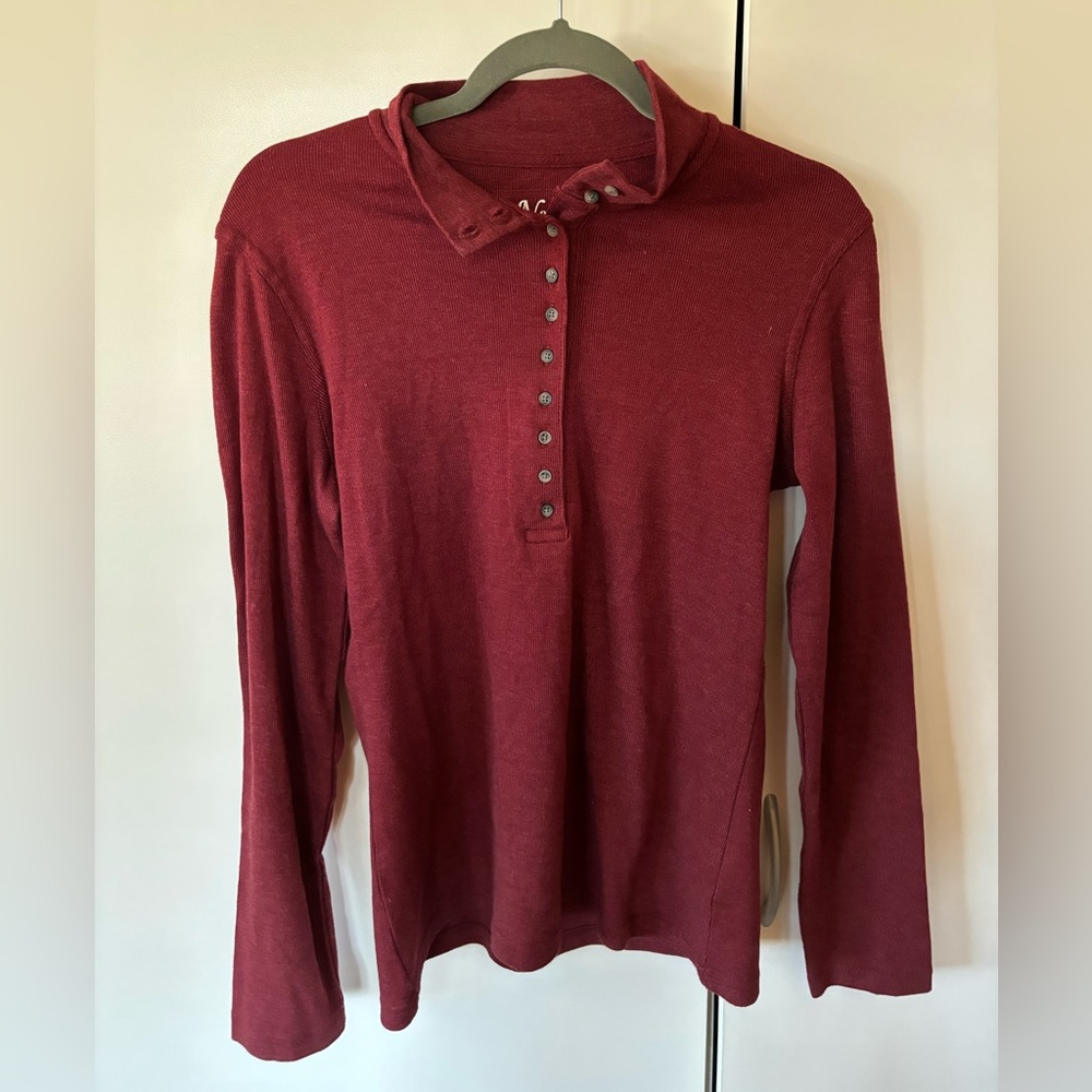 Natural Reflections red long sleeve